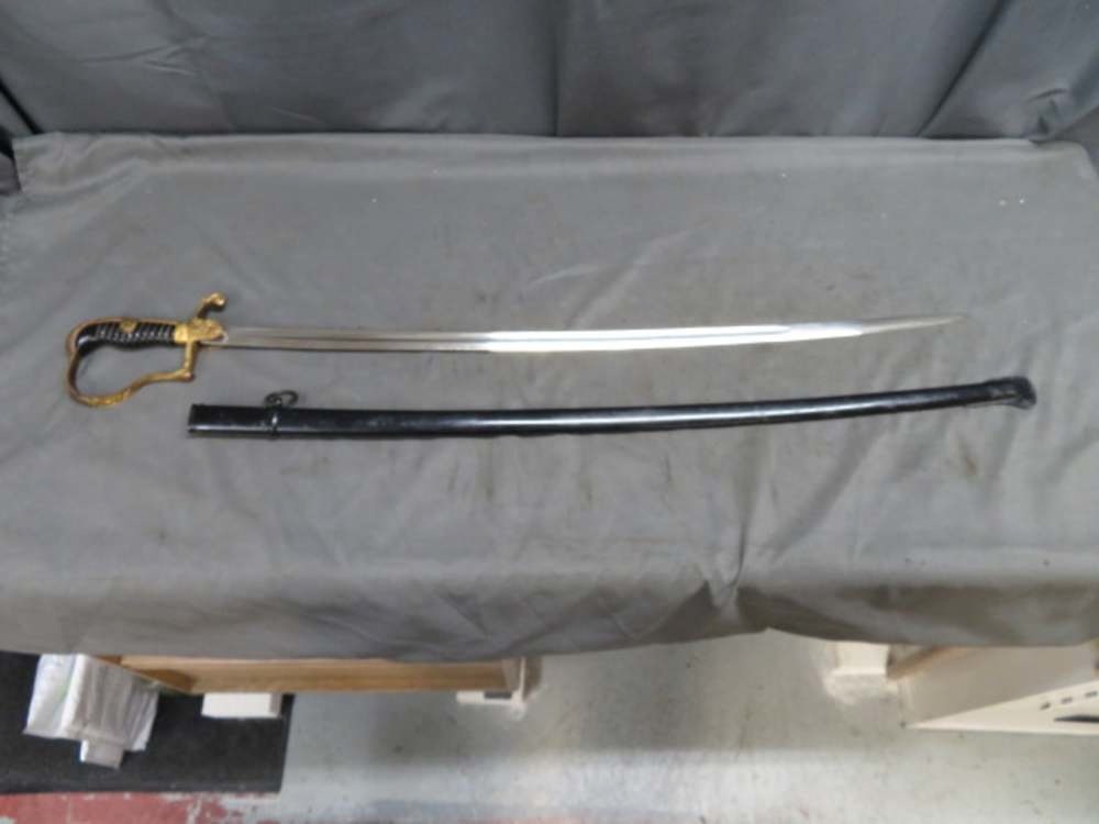 WWII German Army Officer Dress Sword – WKC Solingen – Excellent Blade & Fittings