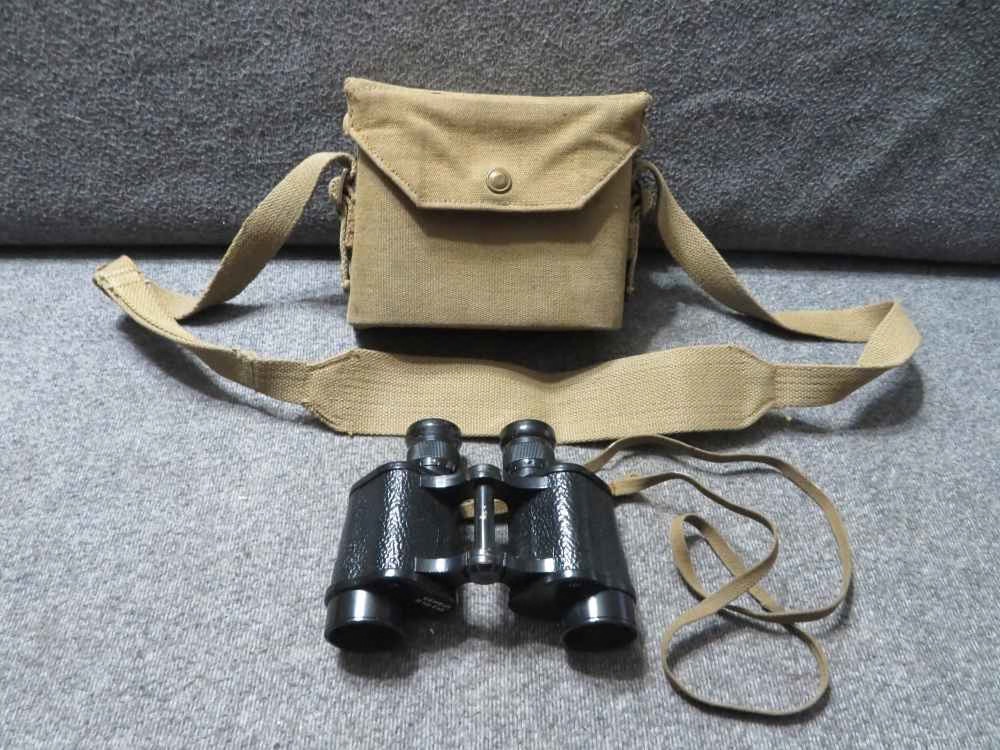 WWII British No. 2 Mk II Military Binoculars – 1942 w/ Reticle