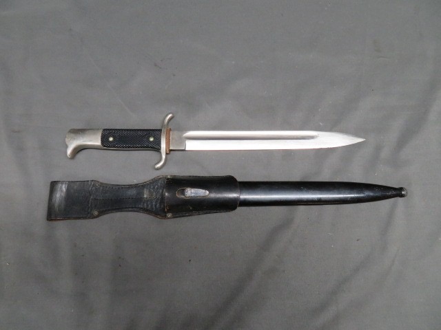 WWII German Fire Police Dress Bayonet – E. Pack & Söhne Solingen