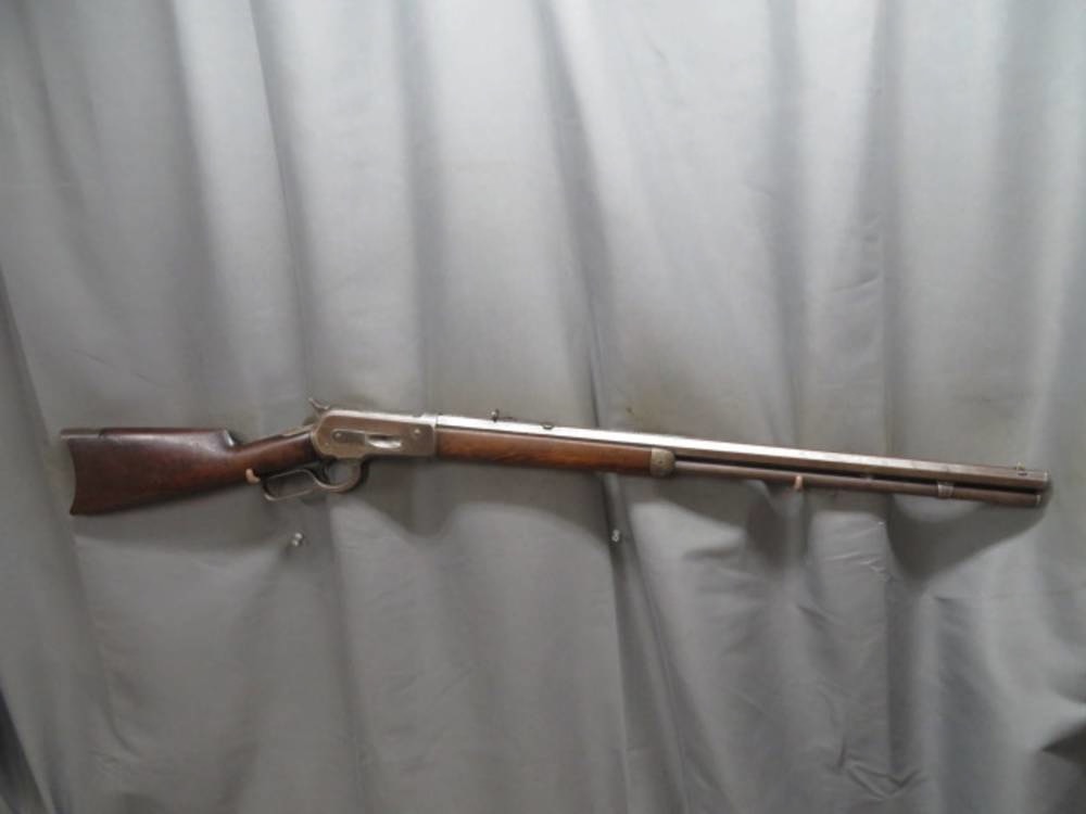 Antique Winchester Model 1886 Lever-Action Rifle — Mfg. 1895 — .45-90