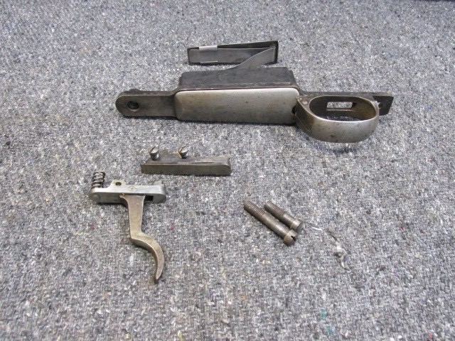 Original WWII Japanese Type 38 Arisaka Trigger Guard Assembly & Small Parts