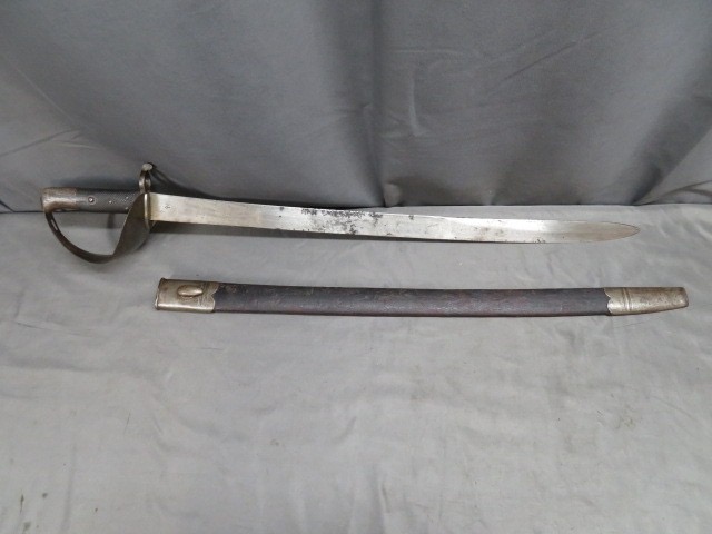 Civil War British Pattern 1859 Naval Cutlass Bayonet – WKC Original | Enfield Rifle Bayonet