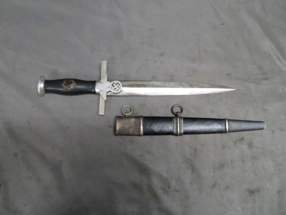 WWII German RLB Luftschutz 2nd Model Officer Dagger