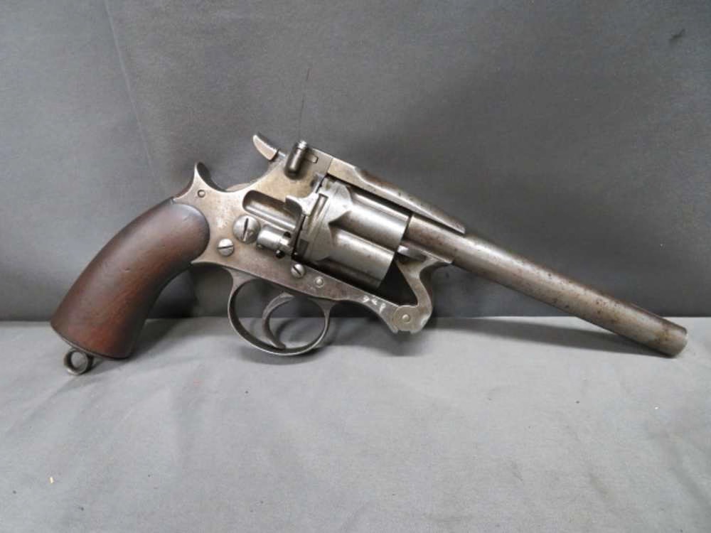 Antique British Mark II Enfield Revolver | Dated 1884 | Victorian-Era Military Sidearm