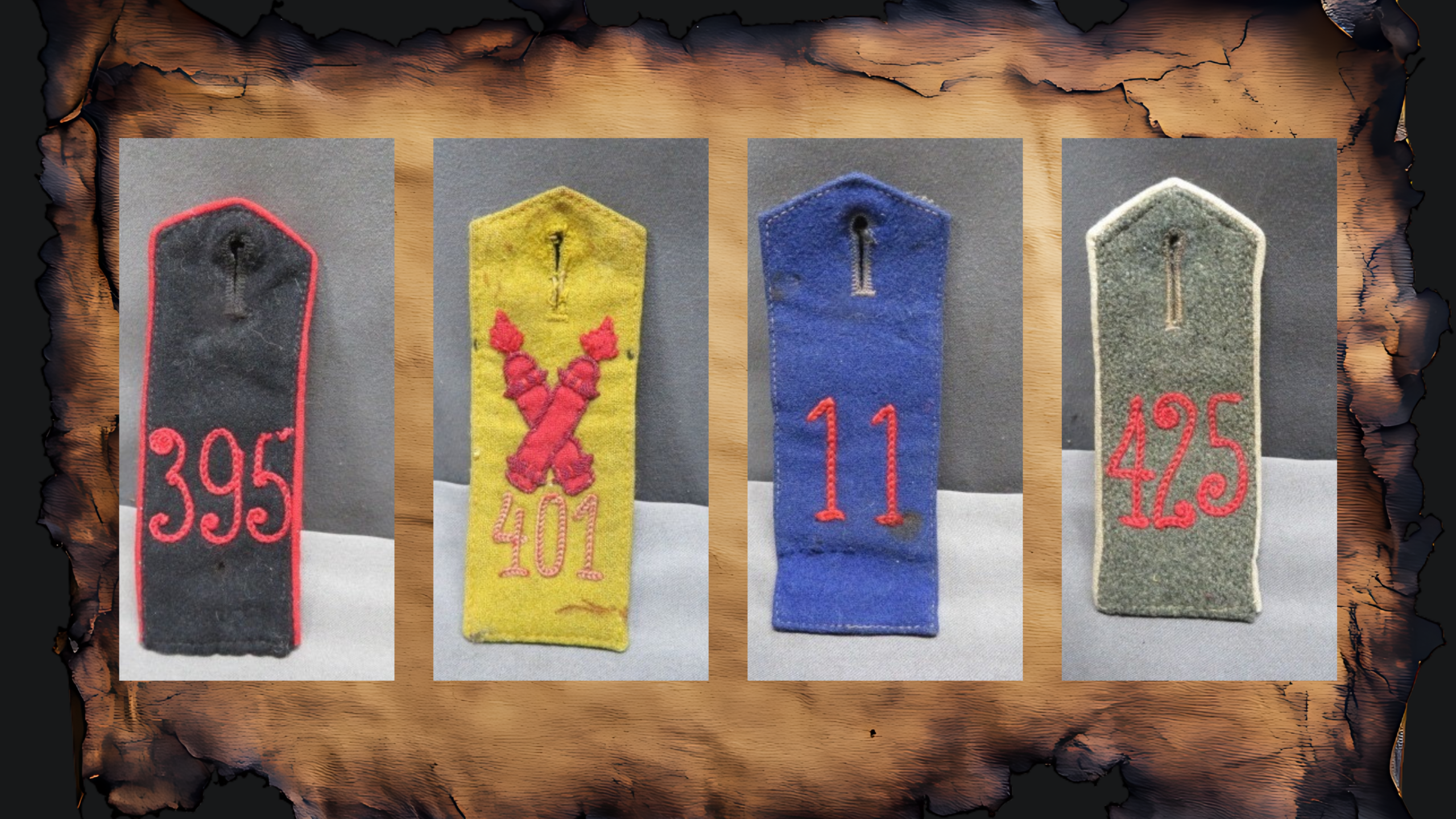 WWI German Army Shoulder Board – 401st Foot Artillery