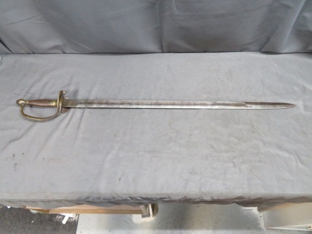 Civil War U.S. Model 1840 NCO Sword – Etched Blade