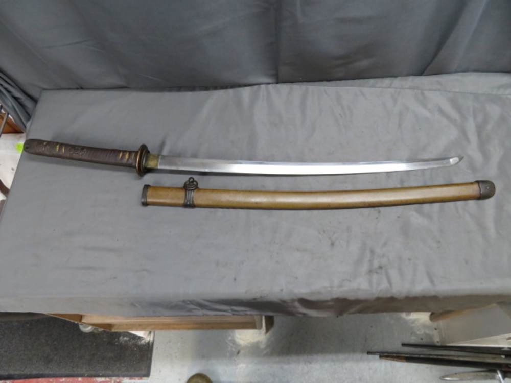 WWII Japanese Army Late War Officer Shin Gunto Sword