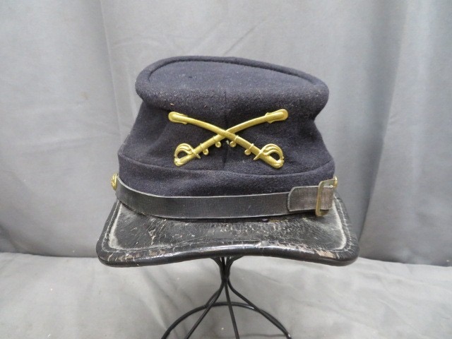 Indian Wars U.S. Army Model 1872 Kepi Hat – Cavalry Insignia