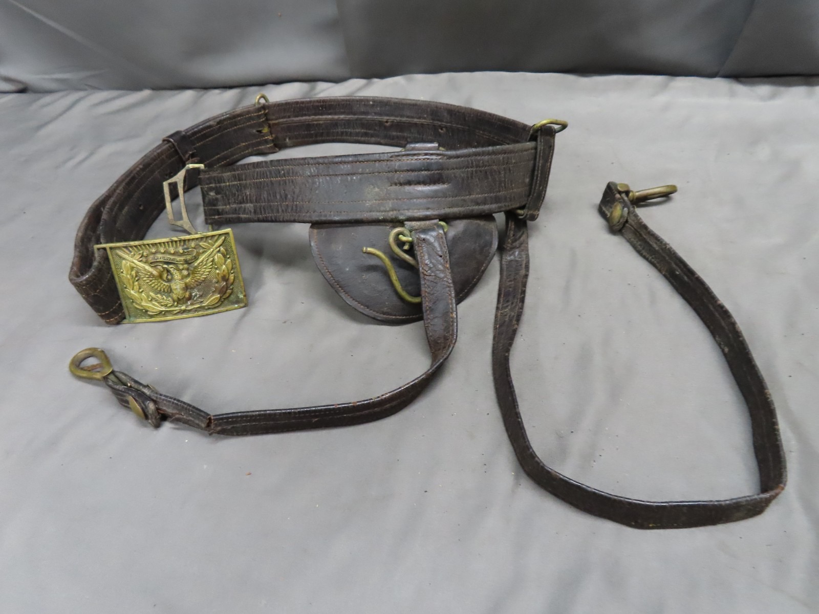 Indian War Era US Army Officer Dress Belt & Buckle