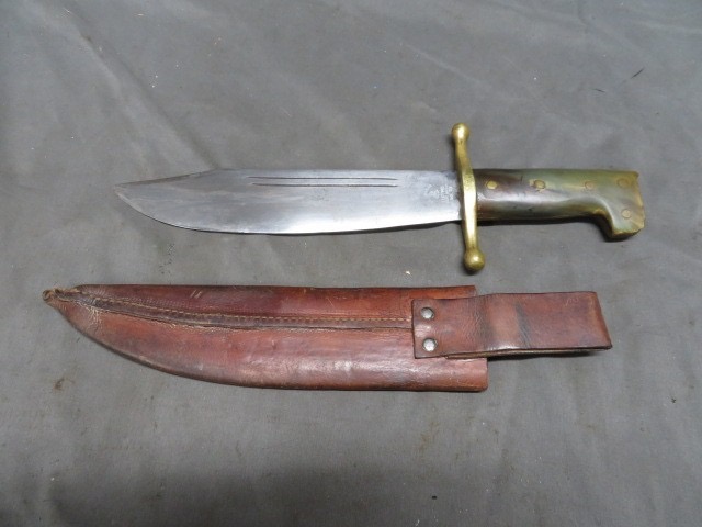 WWII US Military Collins No. 18 Bowie Fighting Knife – USMC Raider Type