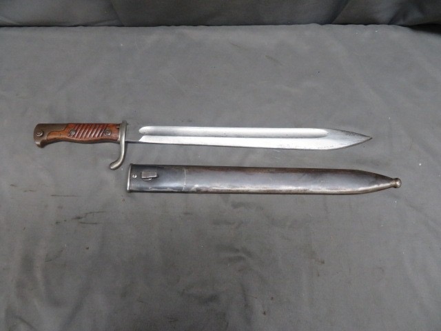 WWI German 98/05 Mauser “Butcher Blade” Bayonet – Simpson & Co. Suhl 1916
