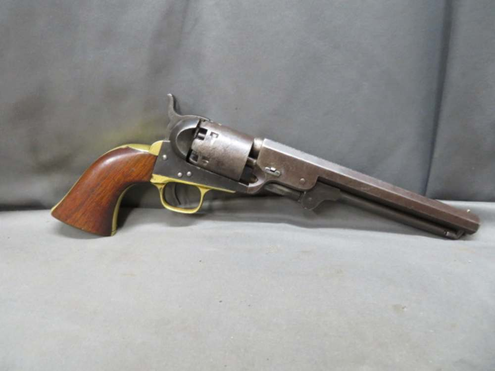 Colt Model 1851 Navy Revolver, left side profile view