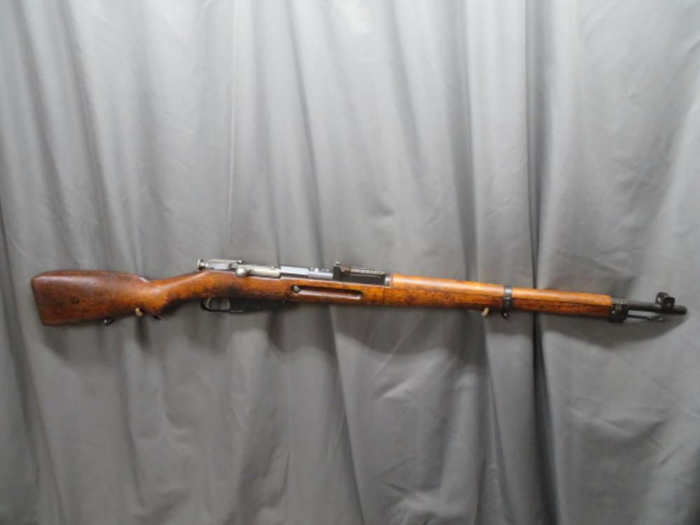 Full right-side profile of a Finnish SAKO M/28-30 Civil Guard Mosin-Nagant rifle