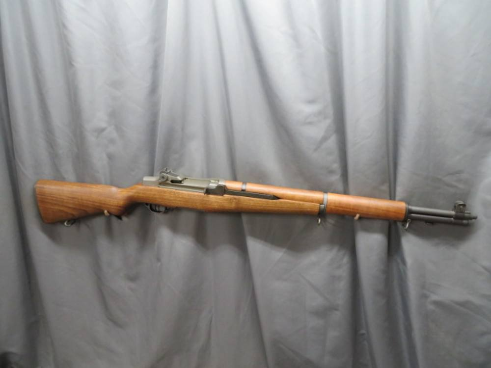 Right side full-length view of M1 Garand rifle