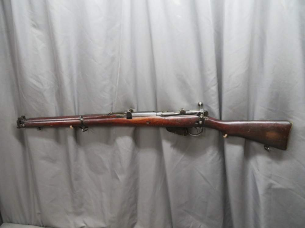 British Lee-Enfield rifle, full-length left side view