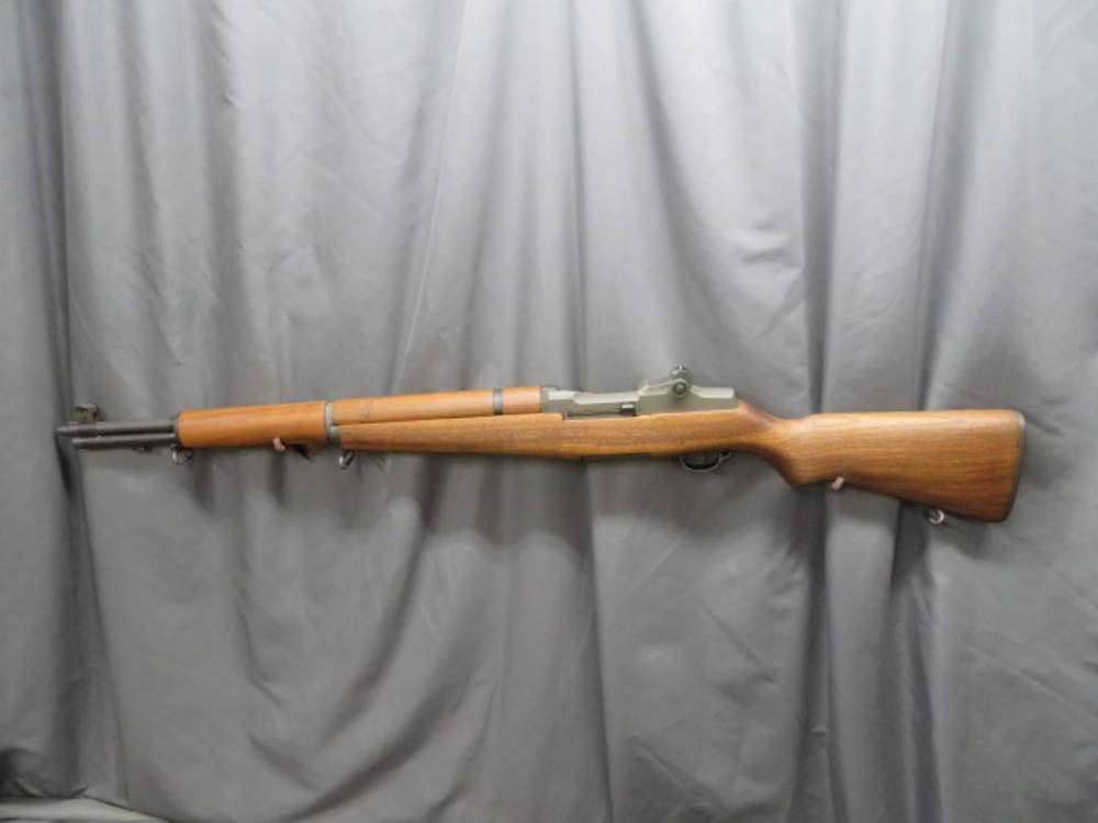 Left side full-length view of M1 Garand rifle
