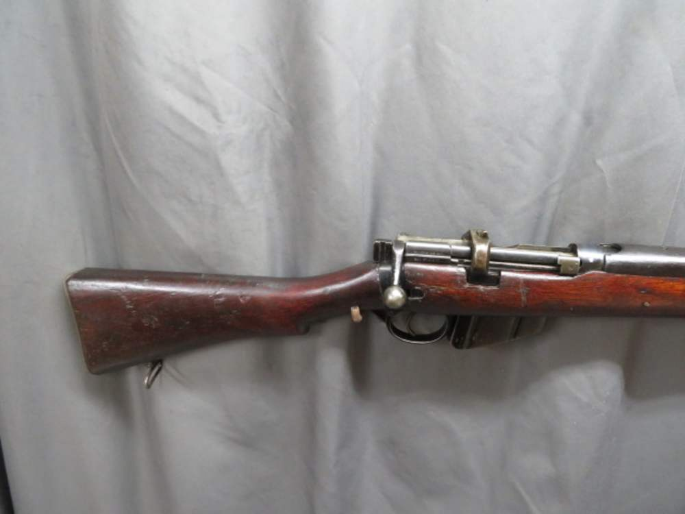 Close-up of the Lee-Enfield bolt and receiver