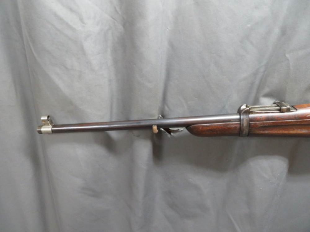 Muzzle and front sight assembly of the Krag Carbine. Photo property of Eisel Armory.