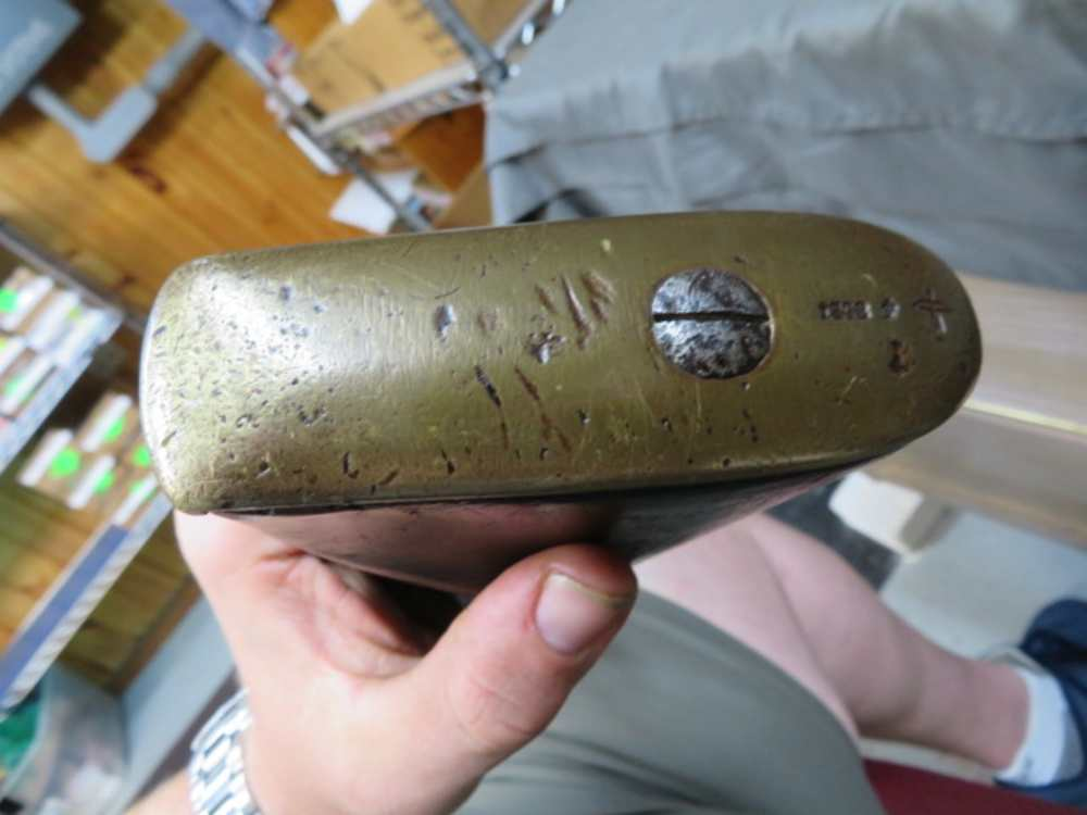 Close-up of the buttplate tang markings