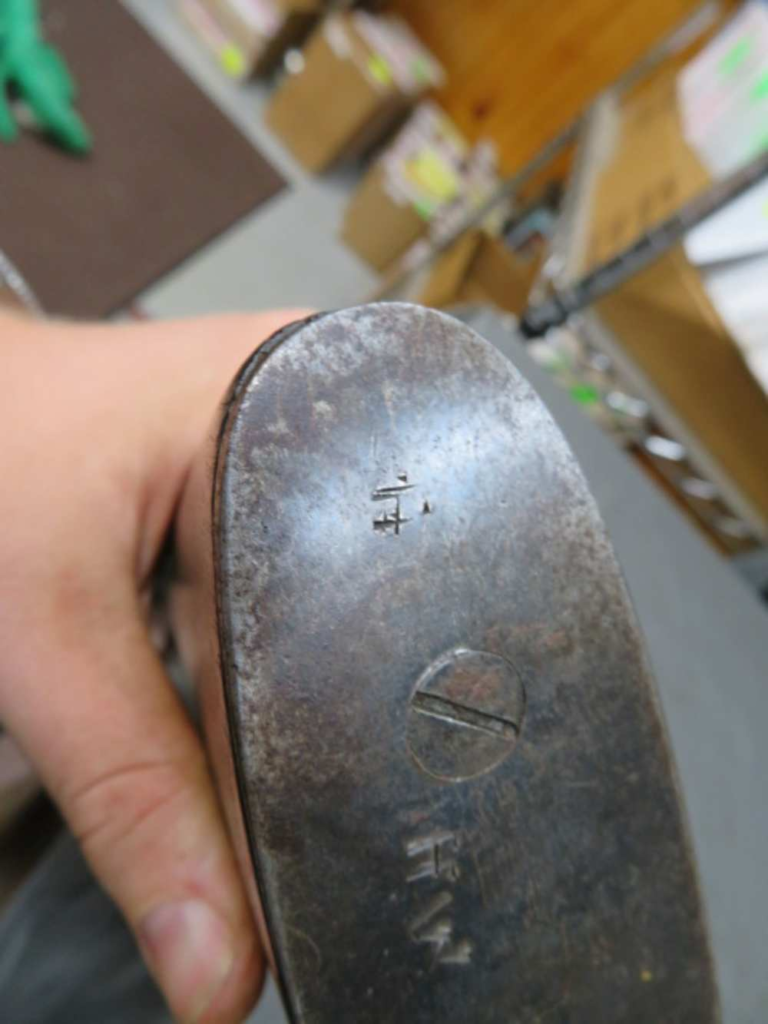 Inspector's cartouche stamped into the buttplate. Photo property of Eisel Armory.