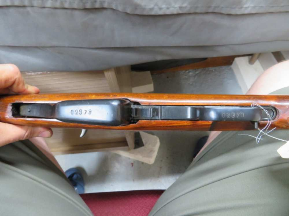 Albanian SKS buttplate serial number marking